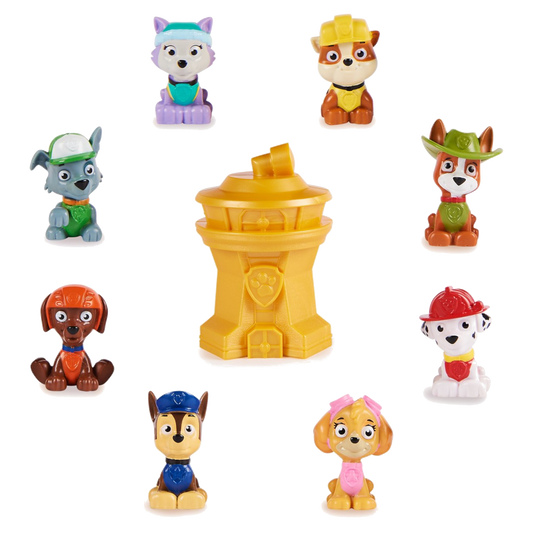 10e verjaardag - Minifiguren van 5 cm in uitkijktoren