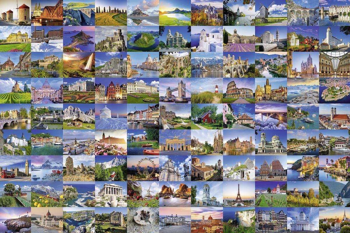 Ravensburger puzzel 99 mooie plekken in Europa - legpuzzel - 3000 stukjes