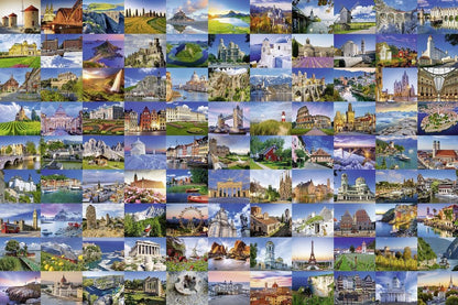 Ravensburger puzzel 99 mooie plekken in Europa - legpuzzel - 3000 stukjes