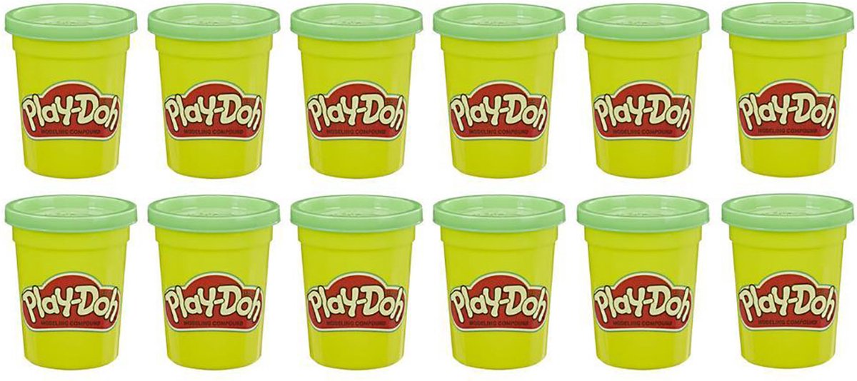 Play-Doh Groene Klei - 12 Potjes