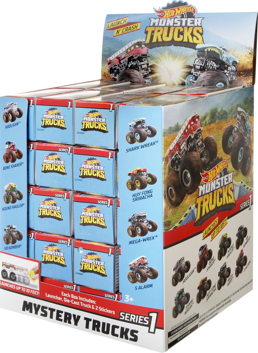 Hot Wheels Verrassingsauto Mystery Truck Jongens Die-cast 4-delig