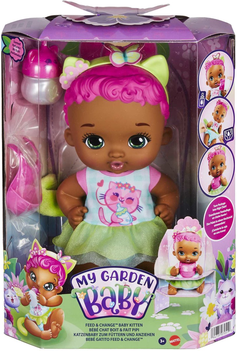 MY GARDEN BABY VOEDEN EN VERSCHONEN Babykitten Pop - Sinterklaas Cadeau - Schoencadeautjes Sinterklaas
