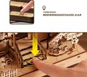 Robotime, 3D Houten Puzzel, Cuckoo Clock (Wood colour), LC901, 21x17x34 cm