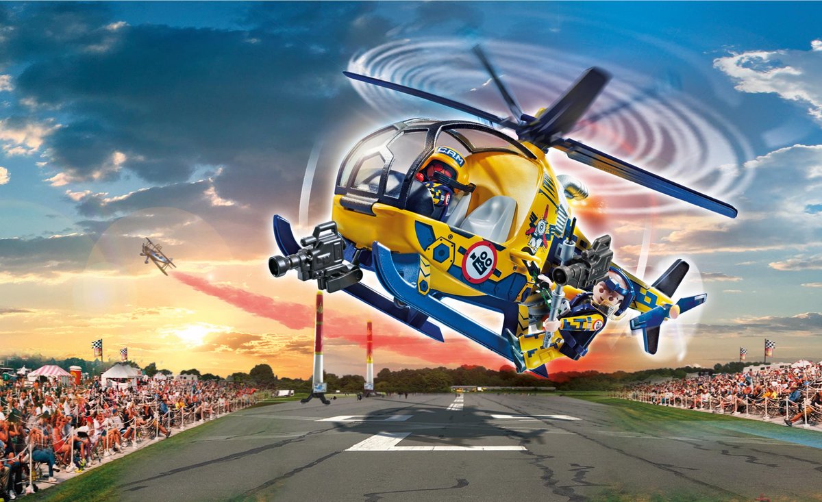 PLAYMOBIL Air Stuntshow filmploeghelikopter - 70833