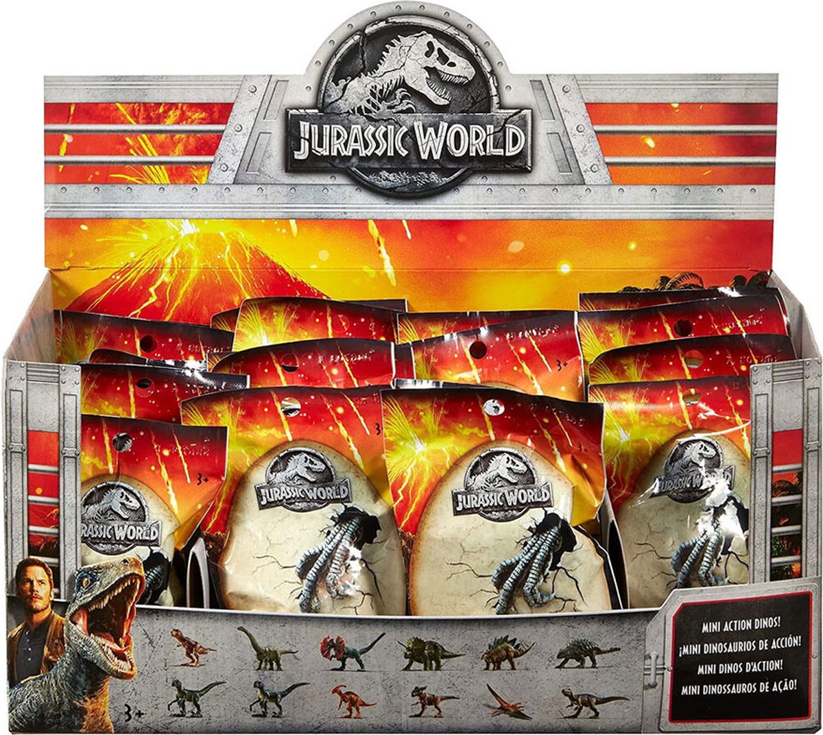 Mattel Jurassic World Mini Dino Assorti - 1 stuk