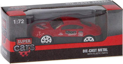 Johntoy Super Cars Die-cast Auto - Metalen speelgoedauto in verschillende kleuren
