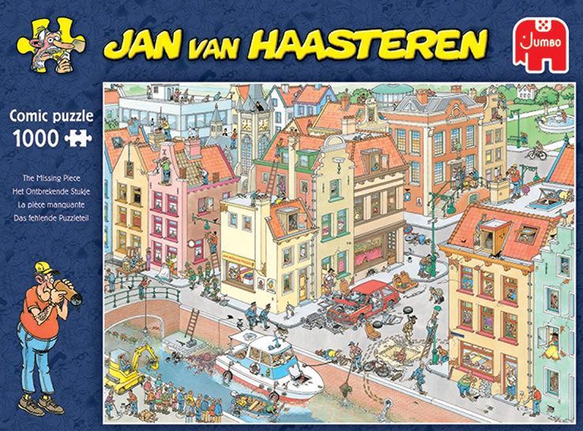 Jan van Haasteren Het Ontbrekende Stukje puzzel - 1000 stukjes