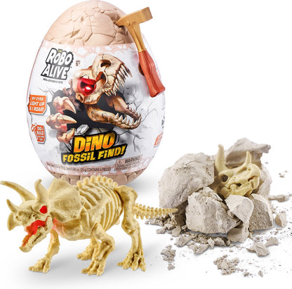 Zuru Robo Alive Fossil Find Dino Ei - Licht en Geluid