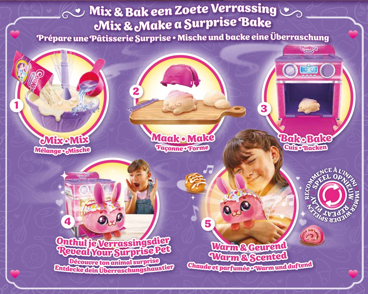 Cookeez Makery Oven - Cinnamon Treatz - Bak je pluchen knuffel