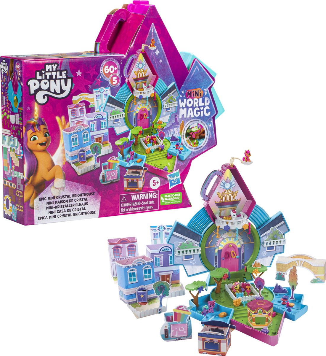 My Little Pony Mini World Magic Epic Mini Crystal Brighthouse, Gebouw, 5 jaar, Meerkleurig