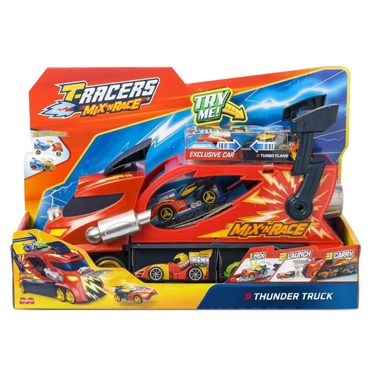 Carrier Vrachtwagen Magicbox Thunder Truck T-Racers Mix 'n Race 23 x 35 x 12 cm