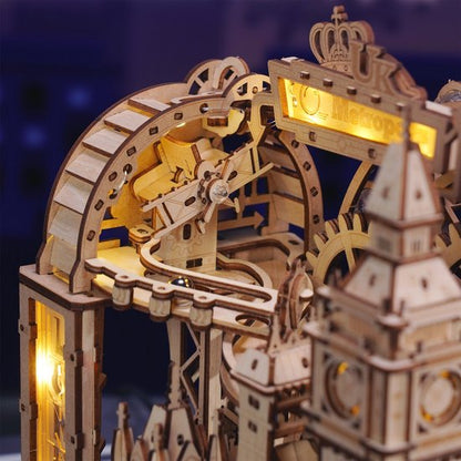 Marble Travel London – Marble Spaceport EGB01 – Houten Knikkerbaan