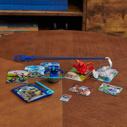 Bakugan - Special Attack-starterpakket - Speelset met 3 Bakugan-actiefiguren en 3 Brawler-kaarten - stijlen kunnen variëren