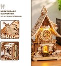 Robotime, 3D Houten Puzzel, Cuckoo Clock (Wood colour), LC901, 21x17x34 cm
