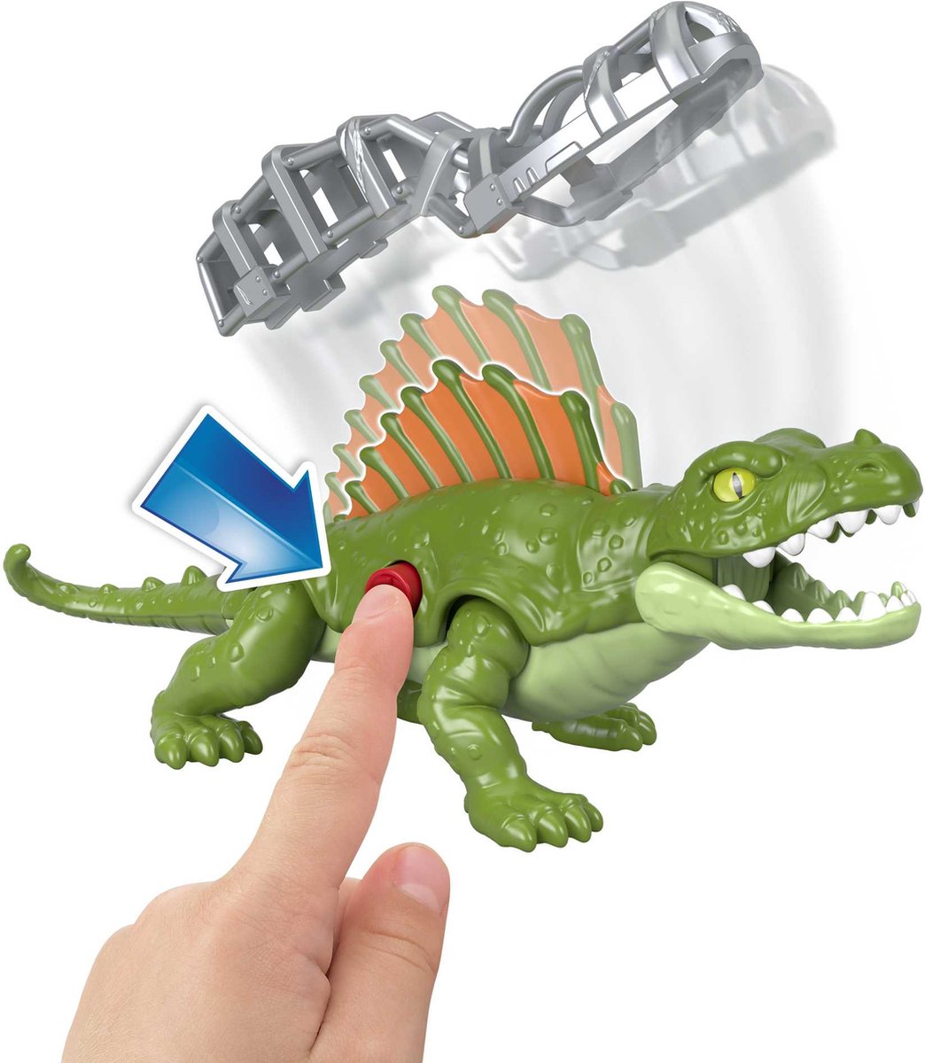 Fisher-Price Imaginext Jurassic World Dimetrodon, 3 jaar, Meerkleurig, Kunststof