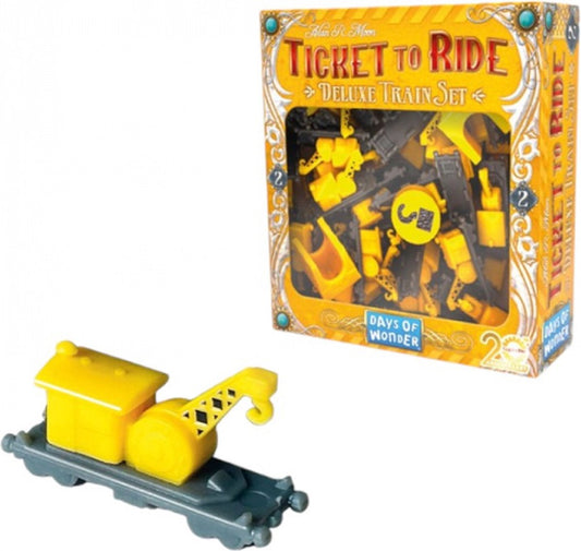 Ticket to Ride 20 jaar jubileum Deluxe Trein set Geel