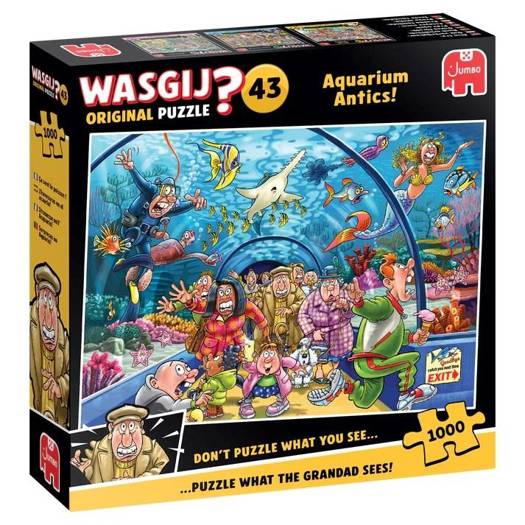 Wasgij Original 43 - Aquarium Capriolen! - 1000 stukjes puzzel - Legpuzzel