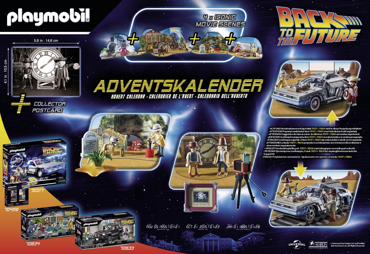 PLAYMOBIL Christmas Adventskalender 2022 "Back to the Future deel III" - 70576