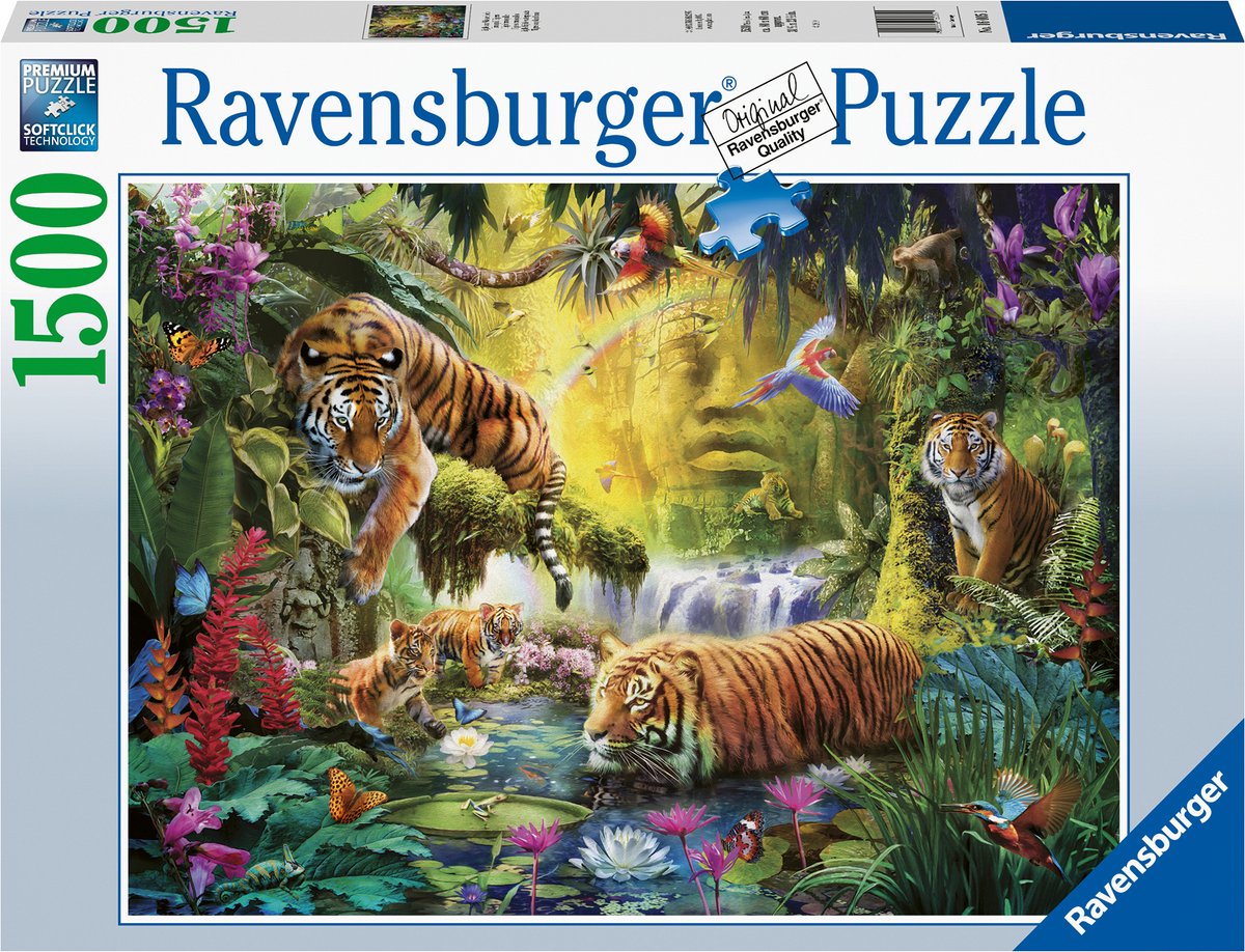 Ravensburger puzzel Idyll at the Water Hole - 1500 stukjes legpuzzel.