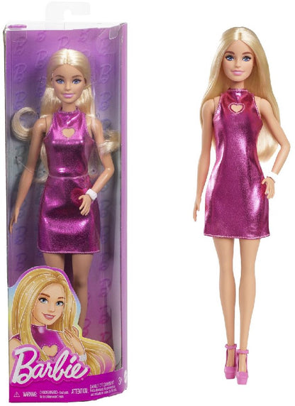 Barbie Fashionista - Fuchsia korte jurk - Modepop