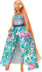 Extra Fancy Barbiepop - Blond - Gebloemde set