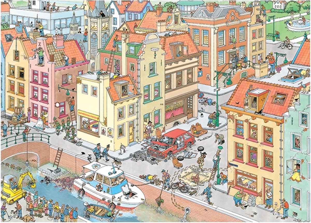 Jan van Haasteren Het Ontbrekende Stukje puzzel - 1000 stukjes