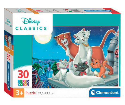 Clementoni - Puzzel - 30 Stukjes - Disney Classics Aristokatten