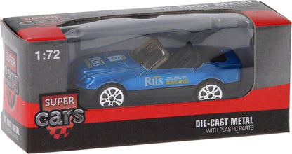 Johntoy Super Cars Die-cast Auto - Metalen speelgoedauto in verschillende kleuren