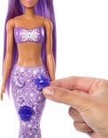 Barbie Color Reveal Zeemeerminserie - Pop en Accessoires met 6 Verrassingen