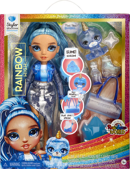 Rainbow High Klassieke Modepop - Verrassingsitem - Met slijmset en diertje
