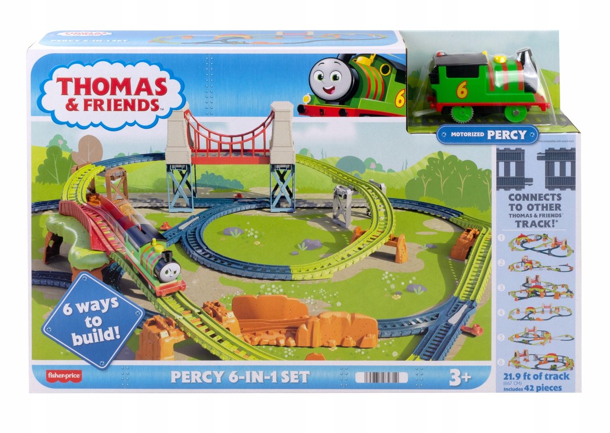 Fisher-Price Thomas & Friends Percy 6-in-1 Set