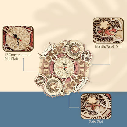 Zodiac Wandklok LC601
