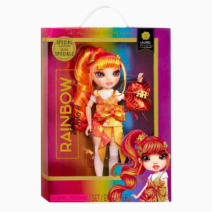 Rainbow High Junior High Special Edition Doll - 23 cm - Laurel De'Vious - Oranje - Modepop