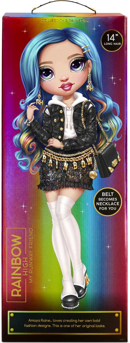 Rainbow High - Large Fashion Pop: Amaya Raine - 61 cm - Blauw - Modepop
