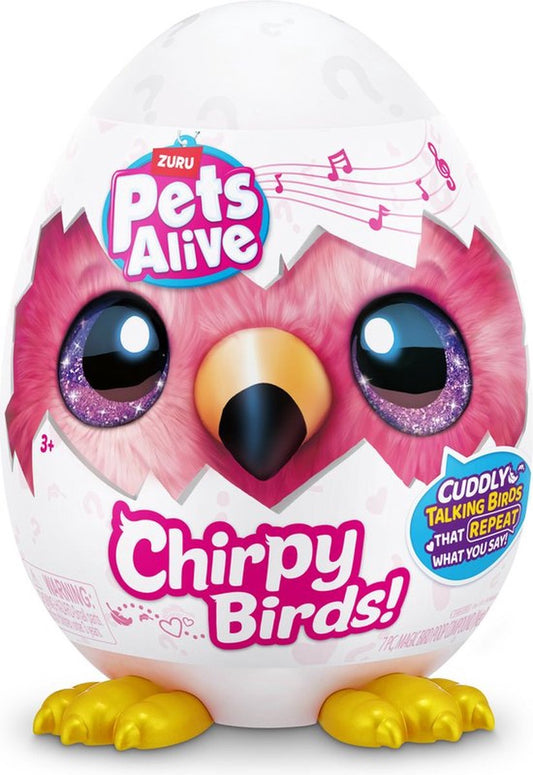 Pets Alive Chirpy Birds Fluitend Knuffel Vogeltje - Serie 1 - 1 Verrassingsitem