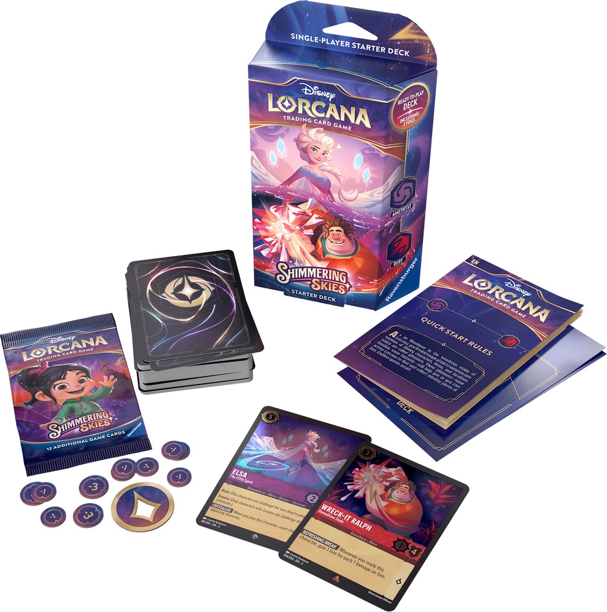 Lorcana Shimmering Skies Set 5 Starter Deck
