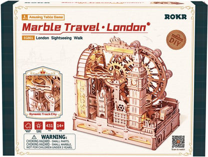 Marble Travel London – Marble Spaceport EGB01 – Houten Knikkerbaan