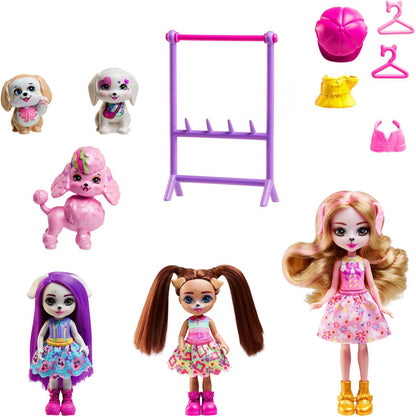 Enchantimals - Chic Feestje - Dwyla Dog Familie - Pop