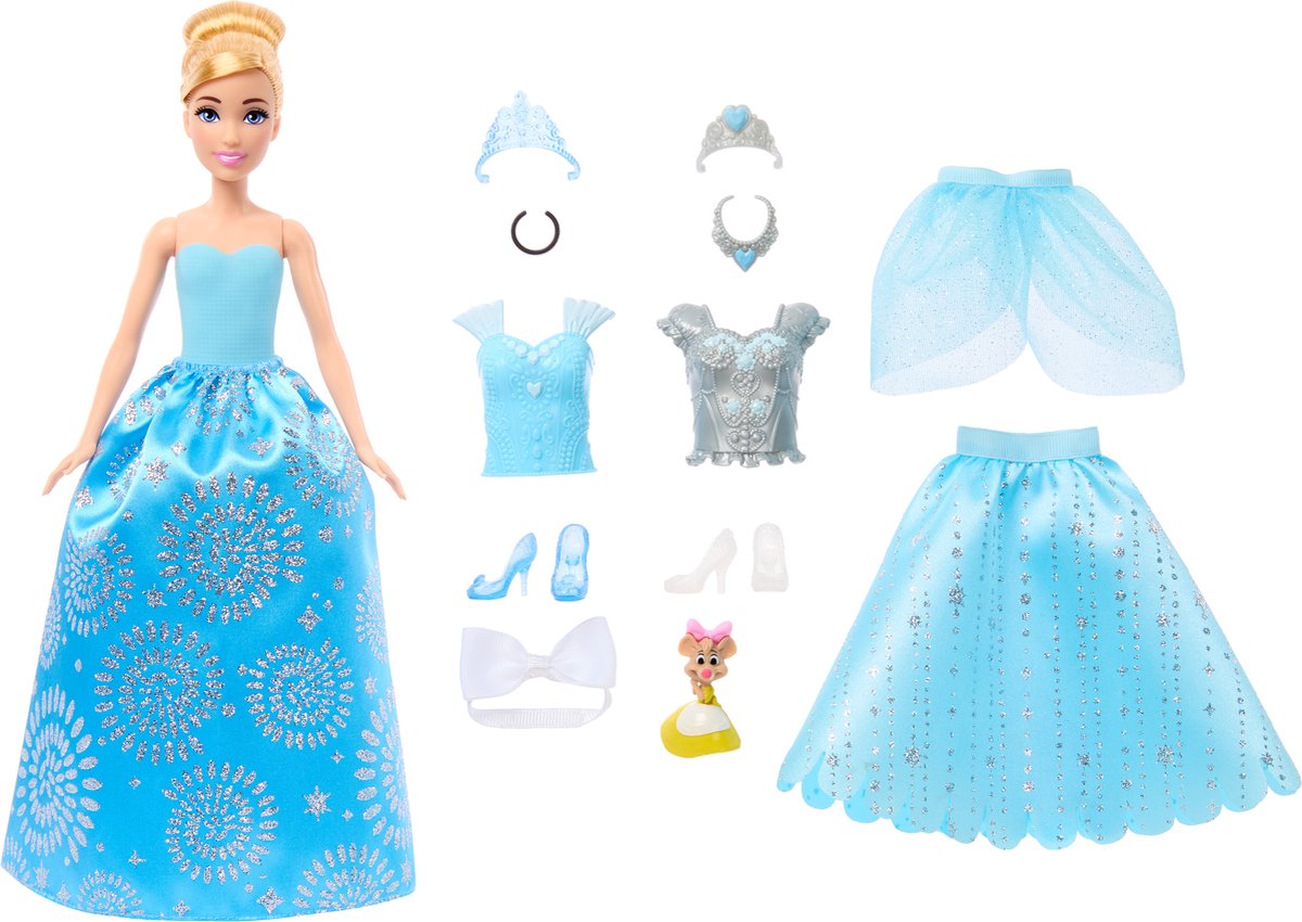 Disney Prinses - Koninklijke modeverrassing - Assepoester Pop - Modepop