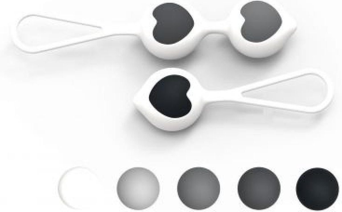Boules ardentes mini blanc - vaginale balletjes - bekkenbodemspieren - Chinese balletjes - Geisha ballen - verzwakte bekkenbodemspieren - blaasverzakking - incontinentie - voor vrouwen - trainen bekkenbodemspieren