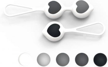 Boules ardentes mini blanc - vaginale balletjes - bekkenbodemspieren - Chinese balletjes - Geisha ballen - verzwakte bekkenbodemspieren - blaasverzakking - incontinentie - voor vrouwen - trainen bekkenbodemspieren
