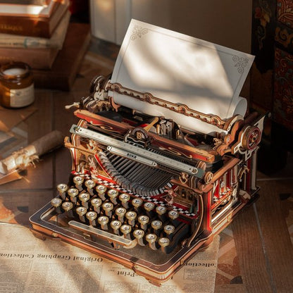 Mechanical Typewriter (magic version) - LK703C - ROKR Mechanical Gears Series - Typemachine