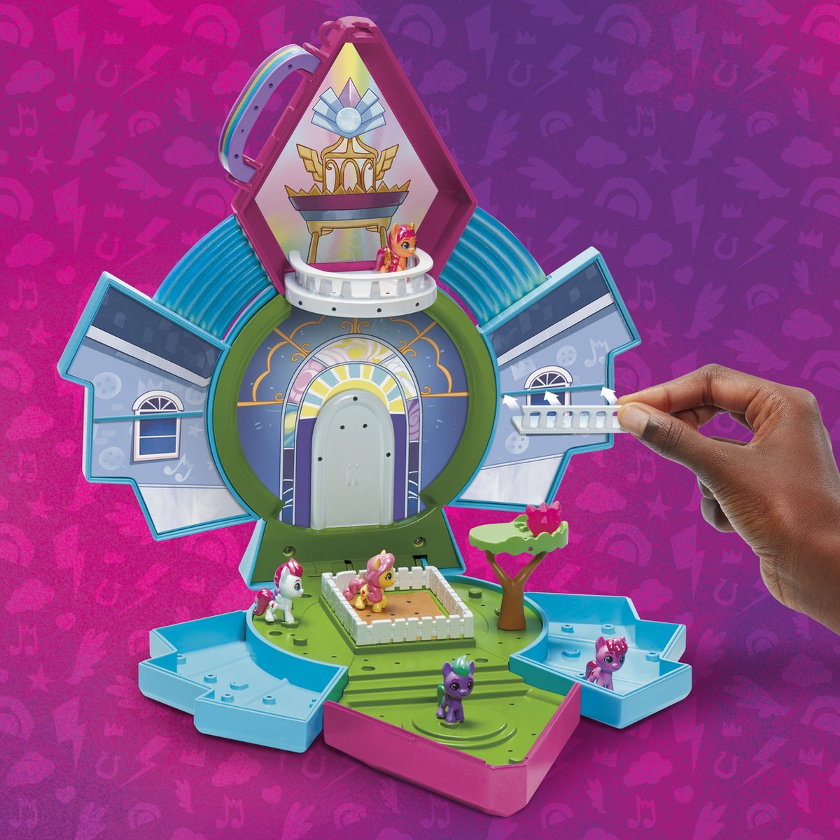 My Little Pony Mini World Magic Epic Mini Crystal Brighthouse, Gebouw, 5 jaar, Meerkleurig