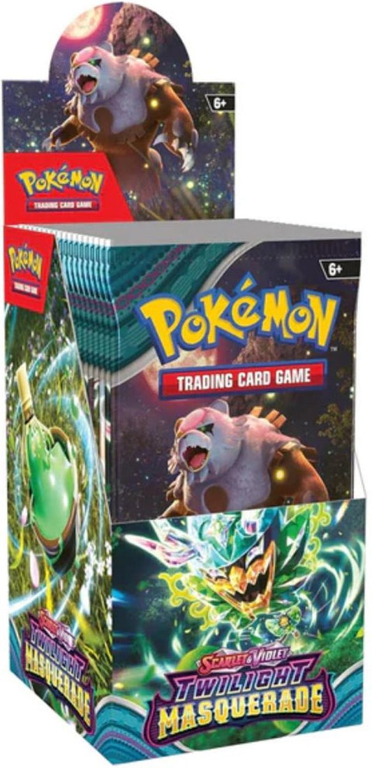 Pokémon Twilight Masquerade Booster Box - 18 packs - TCG Scarlet & Violet