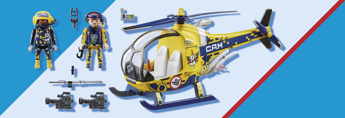 PLAYMOBIL Air Stuntshow filmploeghelikopter - 70833