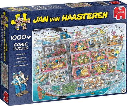 Jan van Haasteren - Cruiseschip - 1000 stukjes puzzel - Legpuzzel