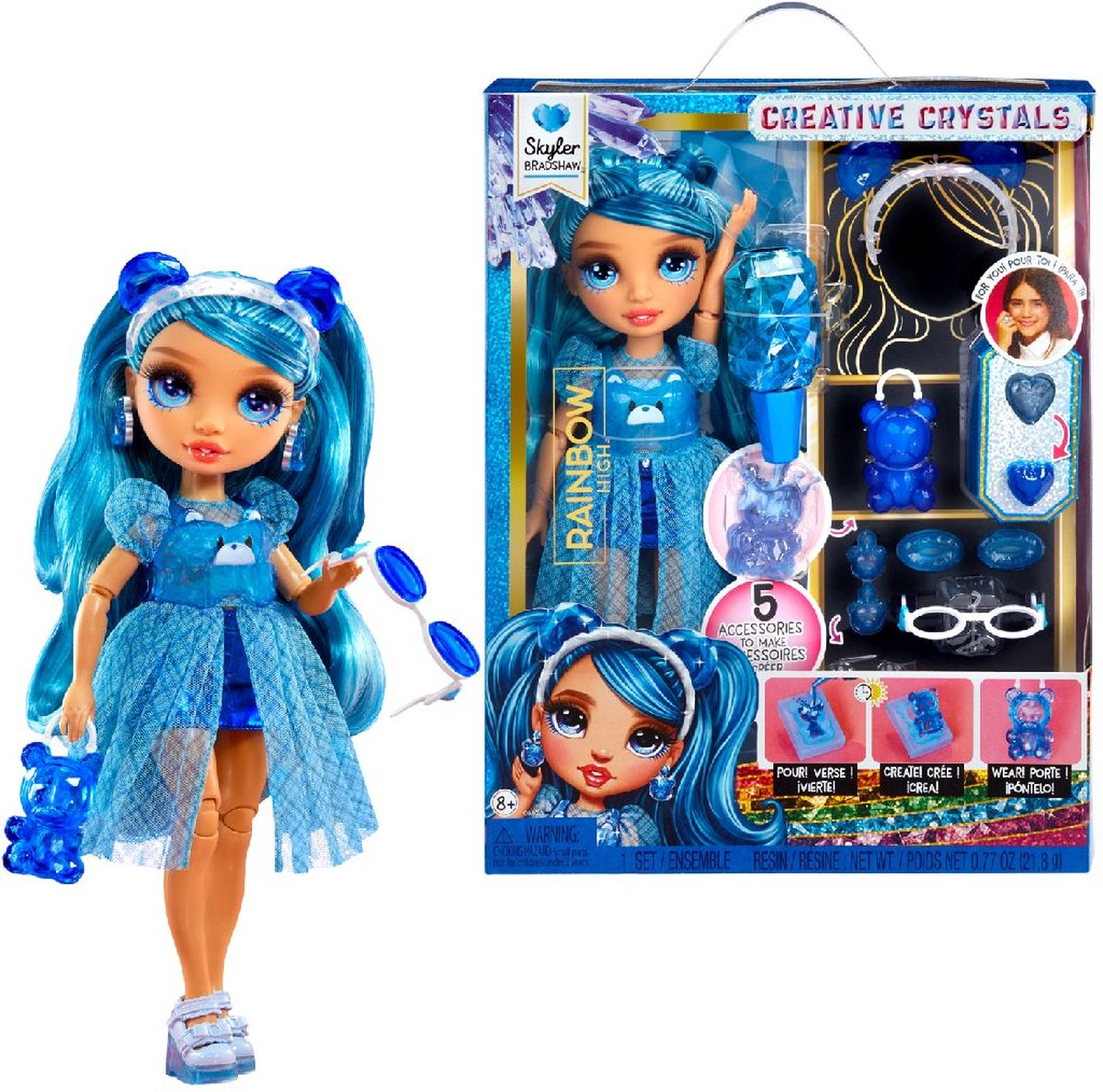Rainbow High Creative Crystals-modepop - Skyler