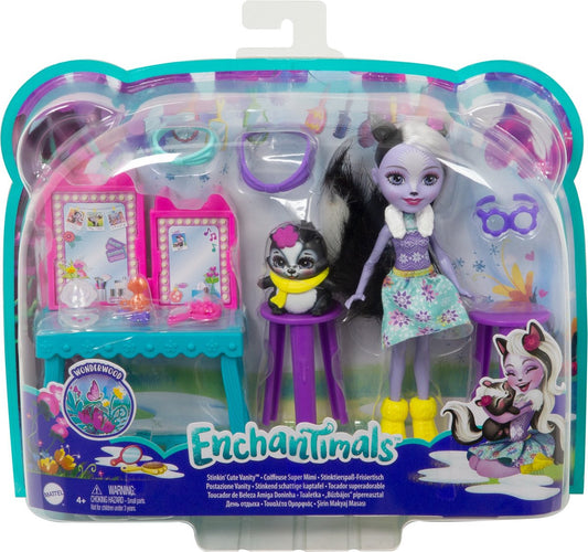 ENCHANTIMALS Enchanted Seasons schoonheidssalon door Sage Moufette - Sinterklaas Cadeau - Schoencadeautjes Sinterklaas