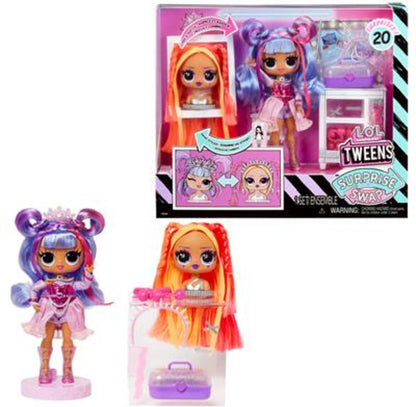 L.O.L. Surprise! Tweens Surprise - 16,5 cm - Swap Modepop - Buns-2-Braids Bailey