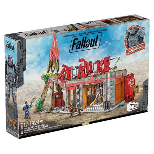Mattel Fallout MEGA Construction Set Red Rocket Truck Stop Construction kits